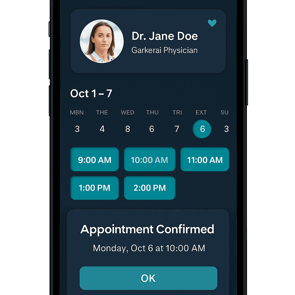 Doctor Appointment System screenshot